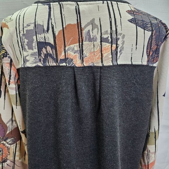 John Mark Floral Knit Pullover Tunic Top Size XL - Picture 10 of 10